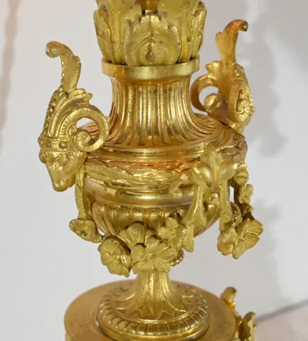 Lampe en Bronze Doré, époque Napoléon III – Milieu XIXe