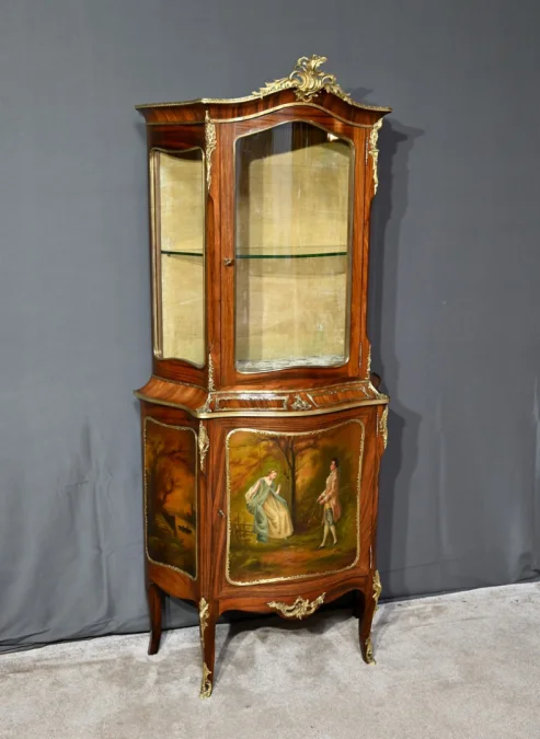 LOUIS XV STYLE DISPLAY CABINET