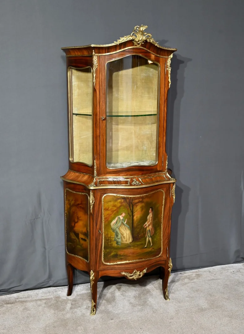 LOUIS XV STYLE DISPLAY CABINET