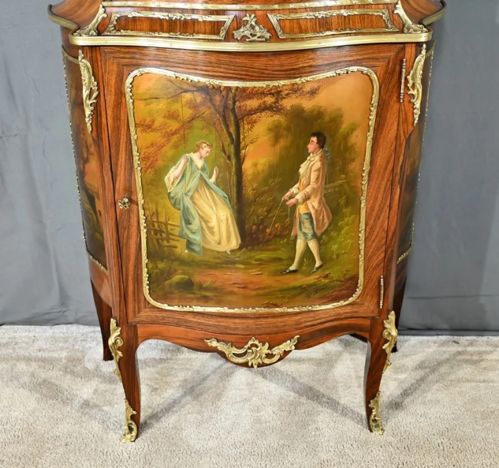 LOUIS XV STYLE DISPLAY CABINET