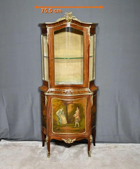 LOUIS XV STYLE DISPLAY CABINET