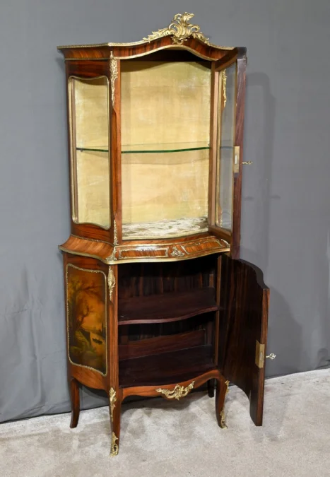LOUIS XV STYLE DISPLAY CABINET