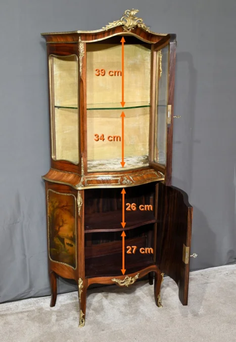 LOUIS XV STYLE DISPLAY CABINET