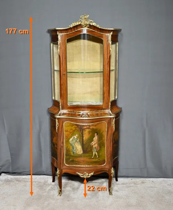 LOUIS XV STYLE DISPLAY CABINET