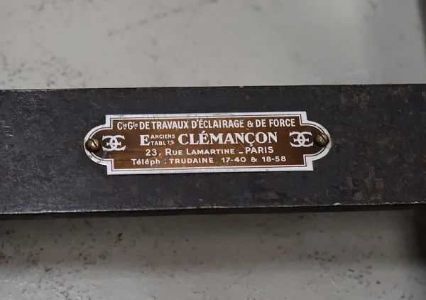 Lutrin réglable "Compagnie Générale de Travaux..." – Début XXe
