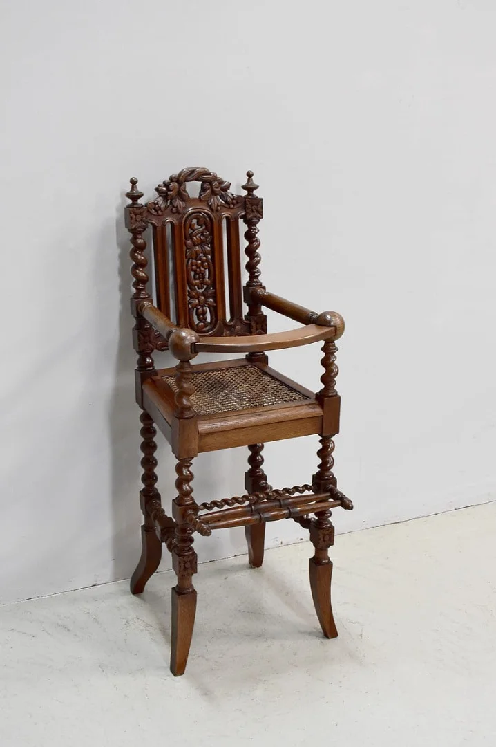 LOUIS XIII STYLE HIGH CHAIR