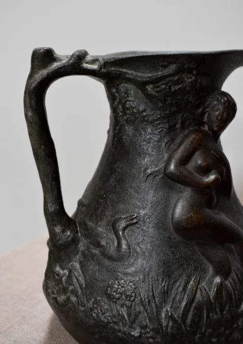 PAIR OF PEWTER VASEES