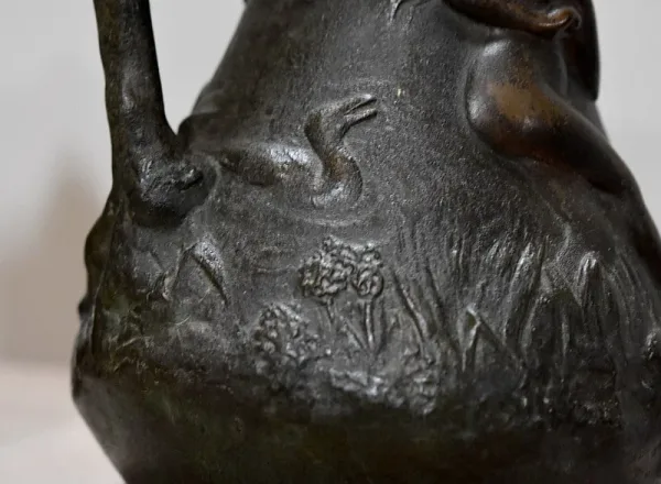 Paire de vases pichets signé J.G. – XXe