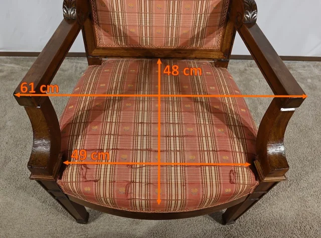FRENCH DIRECTOIRE PERIOD ARMCHAIR