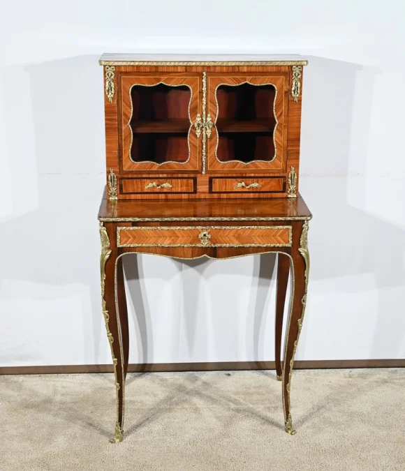 BONHEUR DU JOUR-SCHREIBTISCH IM LOUIS XV-STIL