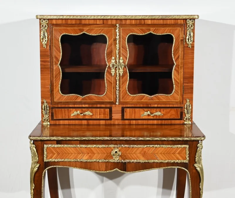 BONHEUR DU JOUR-SCHREIBTISCH IM LOUIS XV-STIL