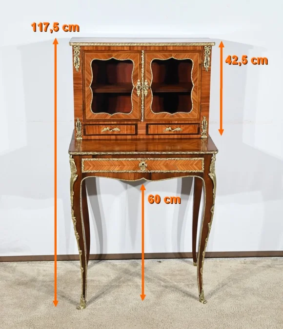 BONHEUR DU JOUR-SCHREIBTISCH IM LOUIS XV-STIL
