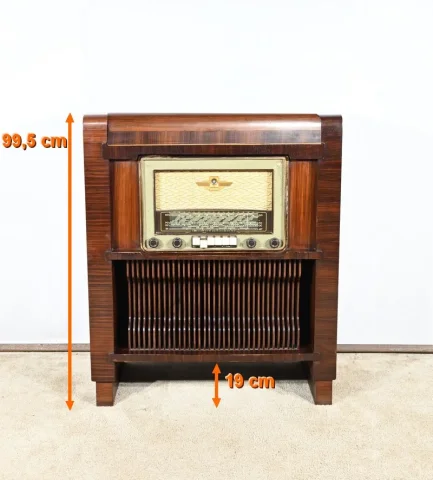 Meuble TSF & Mange Disque, Amplix, en Palissandre – 1950
