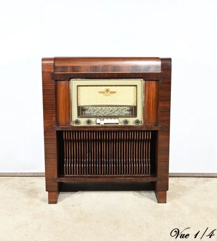 Meuble TSF & Mange Disque, Amplix, en Palissandre – 1950