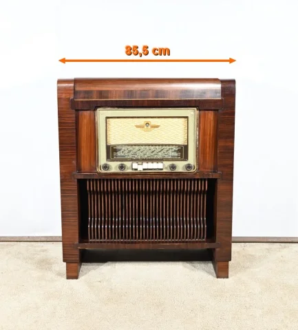 Meuble TSF & Mange Disque, Amplix, en Palissandre – 1950