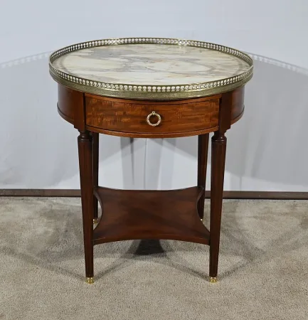 Table Bouillotte en Acajou, style Louis XVI – Fin XIXe