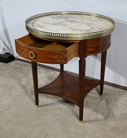 Table Bouillotte en Acajou, style Louis XVI – Fin XIXe