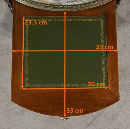 Table Bouillotte en Acajou, style Louis XVI – Fin XIXe