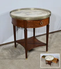 Table Bouillotte en Acajou, style Louis XVI – Fin XIXe