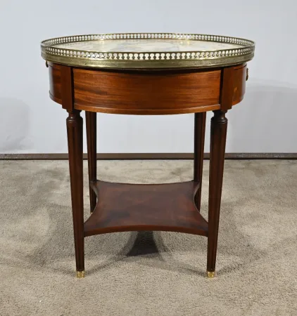 Table Bouillotte en Acajou, style Louis XVI – Fin XIXe