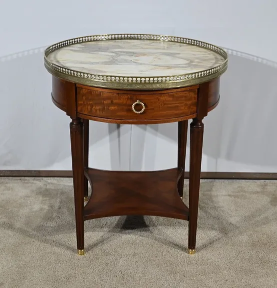 Table Bouillotte en Acajou, style Louis XVI – Fin XIXe