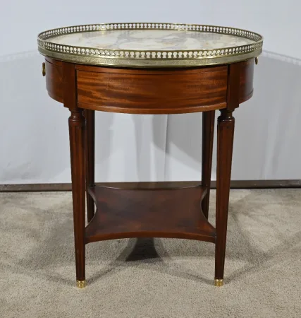 Table Bouillotte en Acajou, style Louis XVI – Fin XIXe