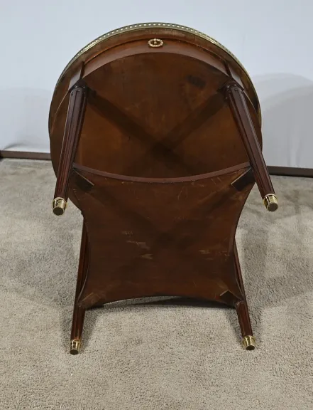 Table Bouillotte en Acajou, style Louis XVI – Fin XIXe