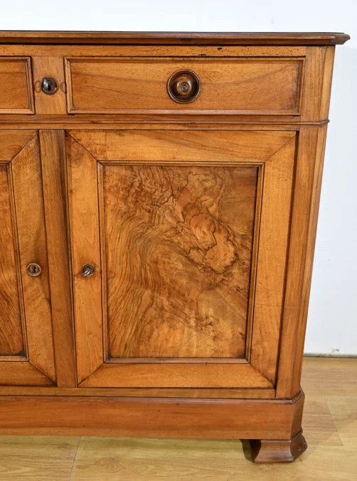 Petite Enfilade 3 Portes en Noyer – Fin XIXe