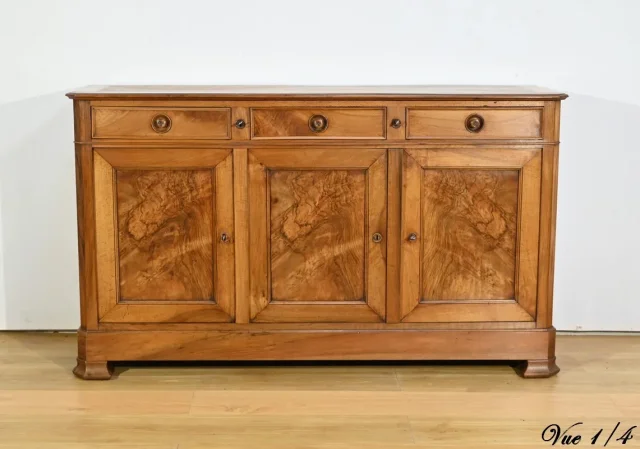 Petite Enfilade 3 Portes en Noyer – Fin XIXe