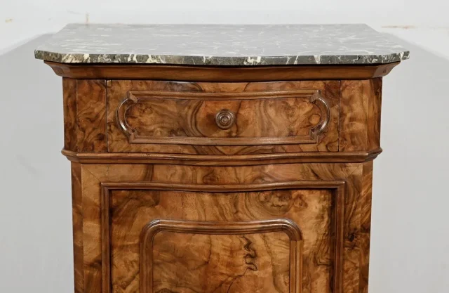 Petit Meuble Chevet en Noyer – 1900