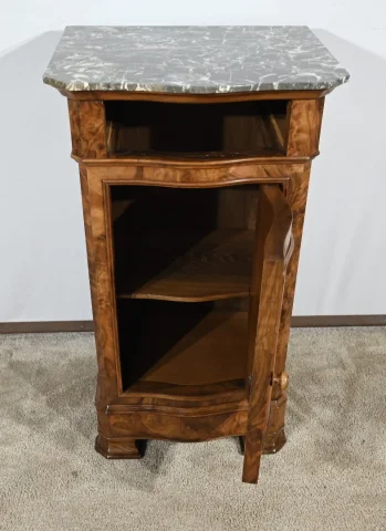 Petit Meuble Chevet en Noyer – 1900