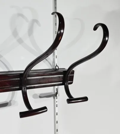 Vestiaire Porte-Manteaux en Hêtre Courbé, Thonet – Début XXe