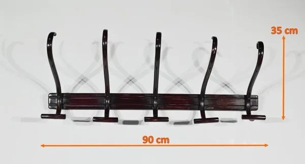 Vestiaire Porte-Manteaux en Hêtre Courbé, Thonet – Début XXe