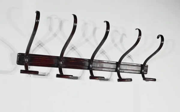 Vestiaire Porte-Manteaux en Hêtre Courbé, Thonet – Début XXe