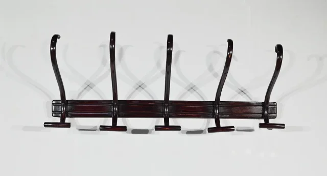 Vestiaire Porte-Manteaux en Hêtre Courbé, Thonet – Début XXe