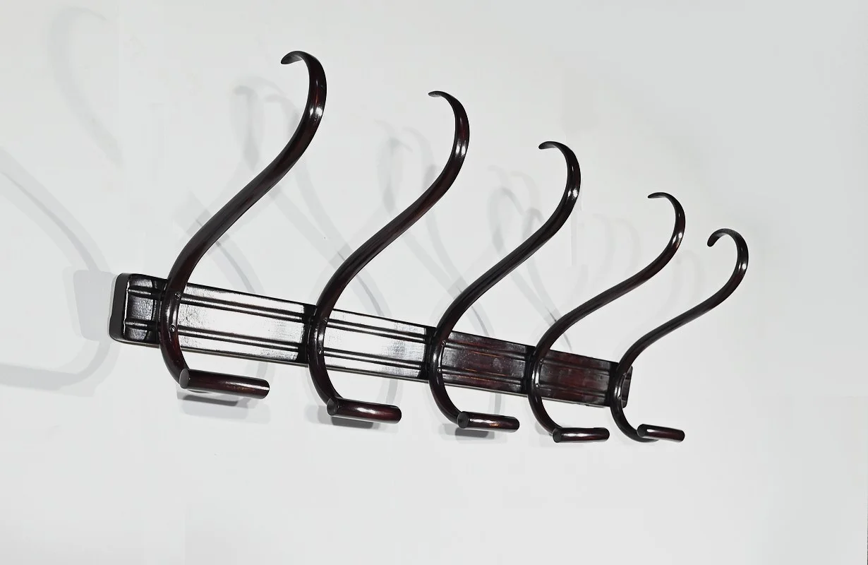 Vestiaire Porte-Manteaux en Hêtre Courbé, Thonet – Début XXe