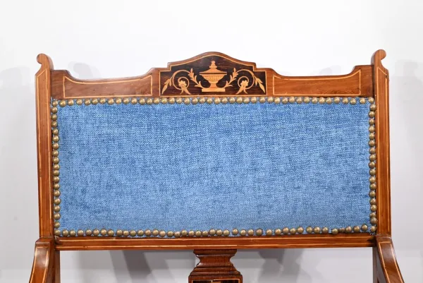 Petit Fauteuil en Palissandre, époque Restauration – Début XIXe
