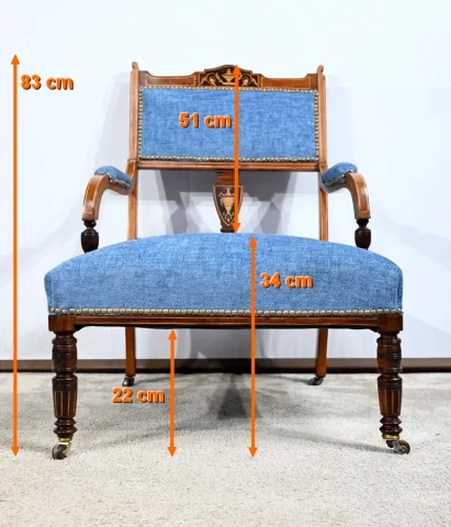 FRENCH RESTAURATION PERIOD ARMCHAIR