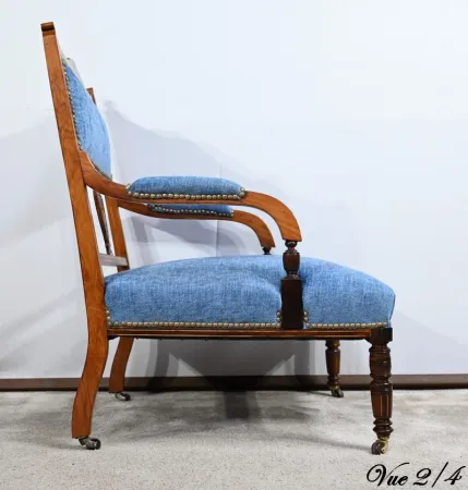Petit Fauteuil en Palissandre, époque Restauration – Début XIXe