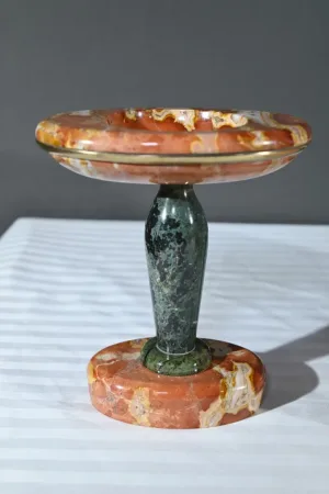 Garniture de Cheminée en Marbre, signée DiediSheim, Art Déco – 1920