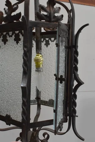 WROUGHT IRON LANTERN