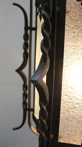 WROUGHT IRON LANTERN