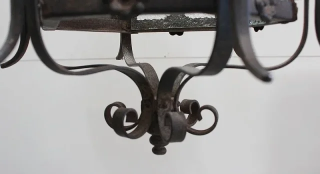 WROUGHT IRON LANTERN