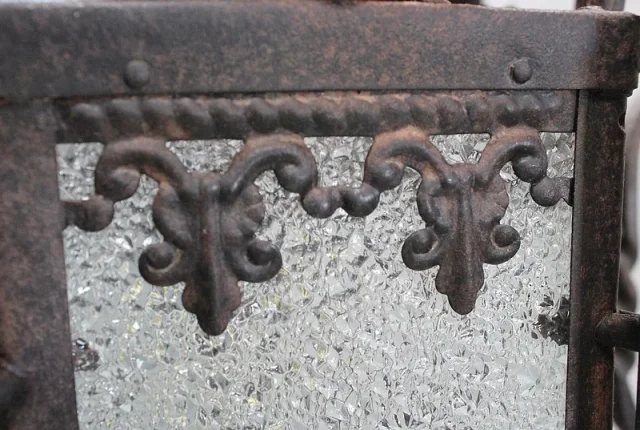 WROUGHT IRON LANTERN
