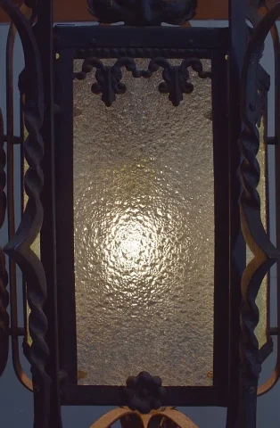 WROUGHT IRON LANTERN