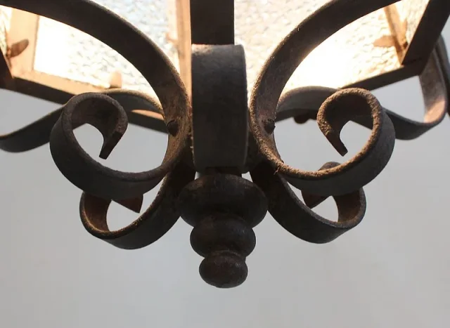 WROUGHT IRON LANTERN