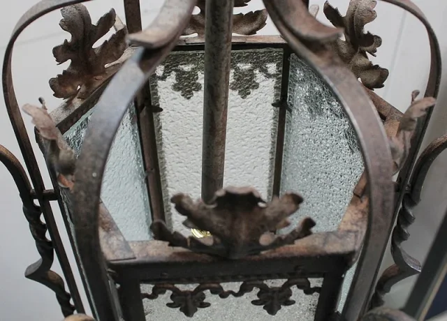 WROUGHT IRON LANTERN
