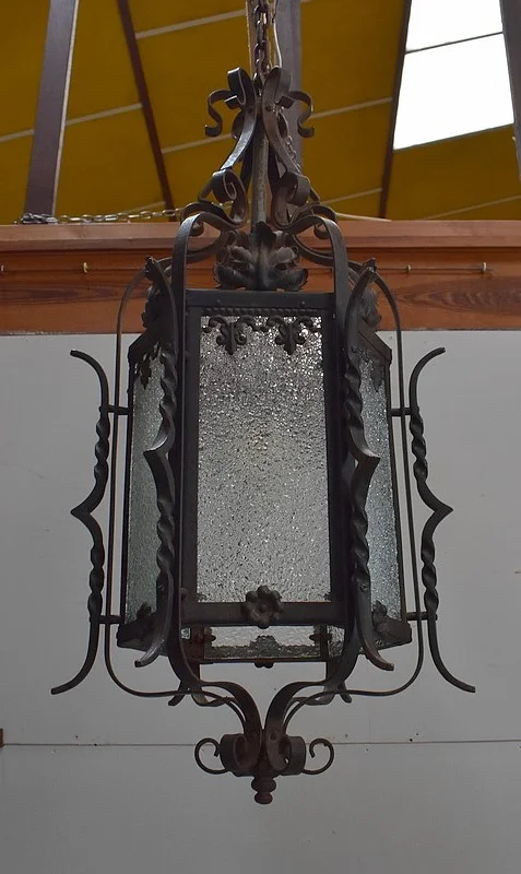 WROUGHT IRON LANTERN