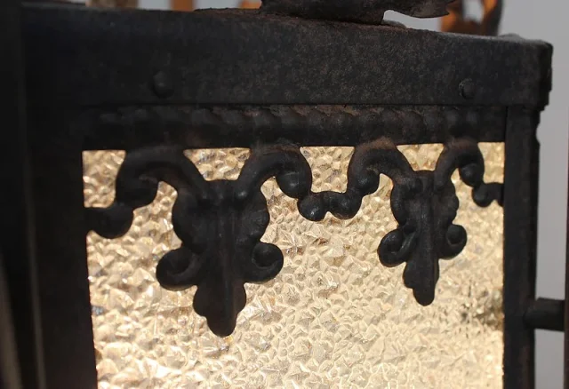 WROUGHT IRON LANTERN