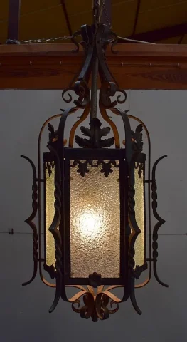WROUGHT IRON LANTERN